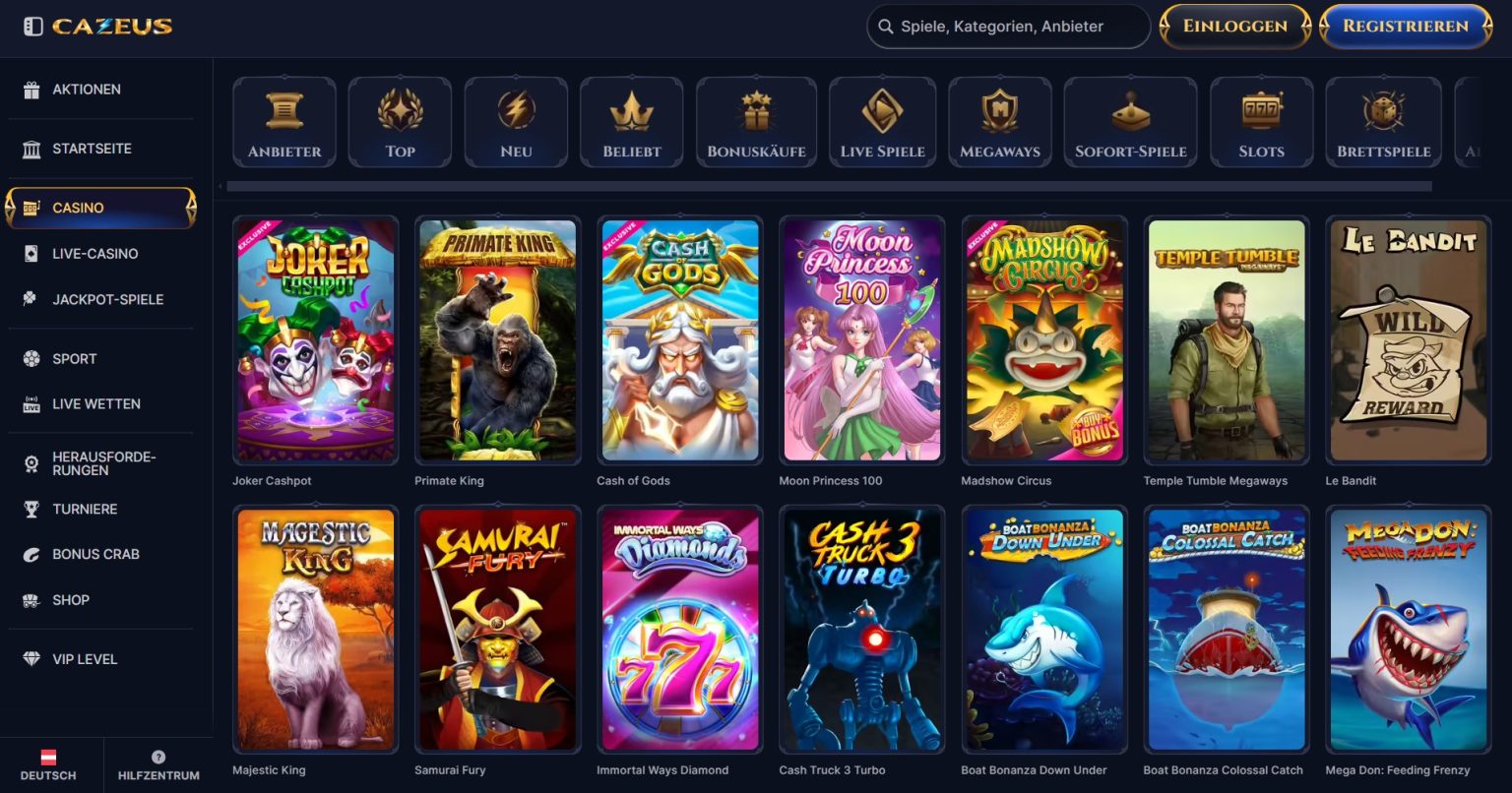 Cazeus Auszahlung: So Bekommen Sie Ihr Gewinn Geld